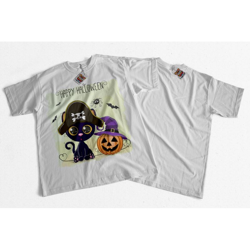 GENERICO - Camiseta Niño Piel Durazno Halloween 30