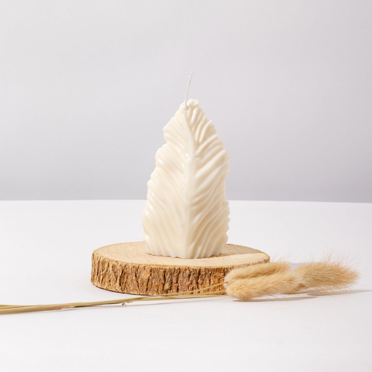 DECORACIONES ALE Y GABI - Vela y Base Hoja Otoñal 8X12CMS