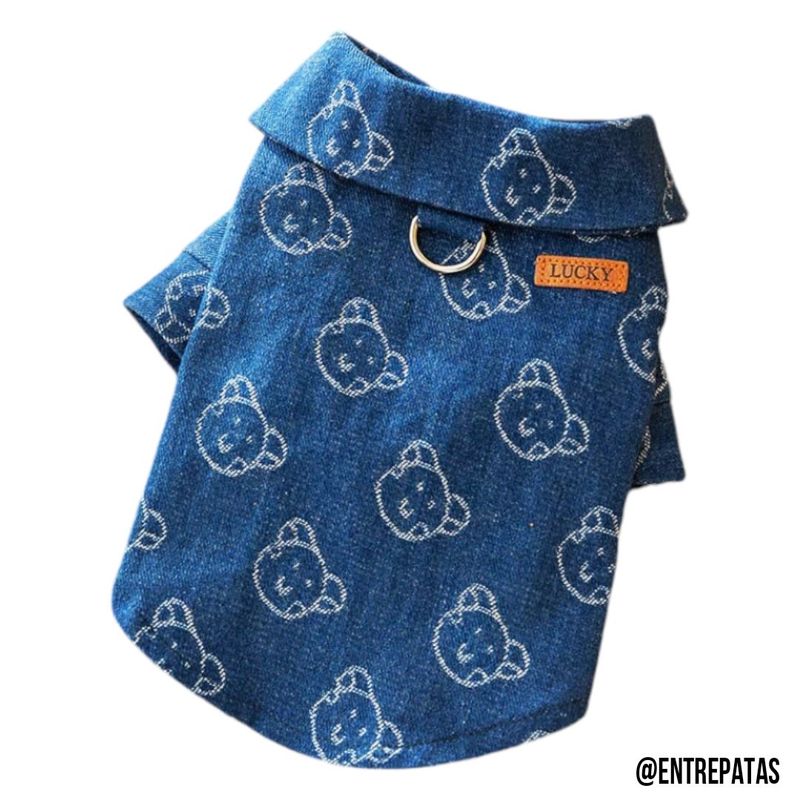 GENERICO - Camisa de Jean para mascotas