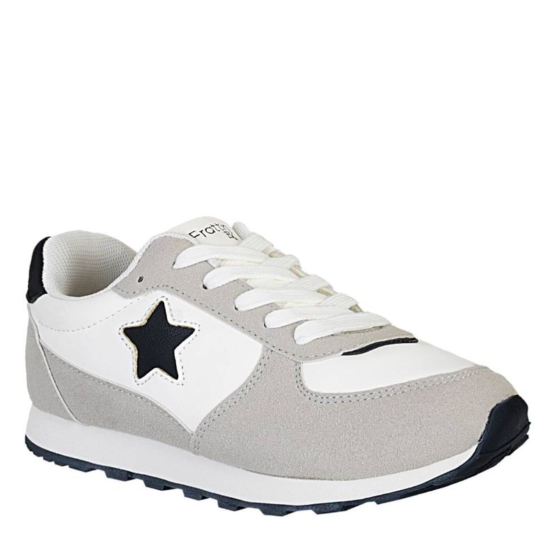 FRATTINI BELA - Tenis de Mujer marca FRATTINI BELA en Color BLANCO GRIS  / TENIS CU045