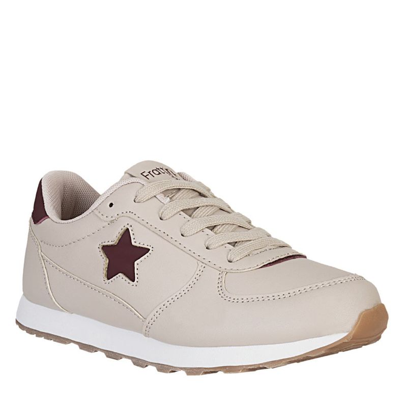 FRATTINI BELA - Tenis de Mujer marca FRATTINI BELA en Color BEIGE ROJO  / TENIS CU0456