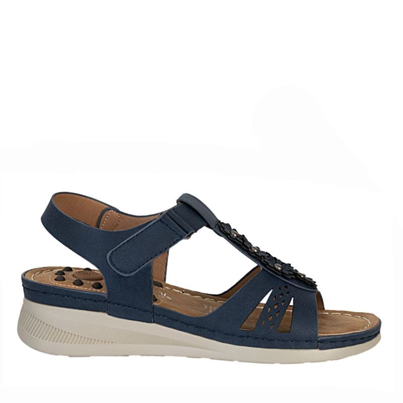 FRATTINI COMFORT - Plataforma de Mujer marca FRATTINI COMFORT en Color AZUL   SAND3J907