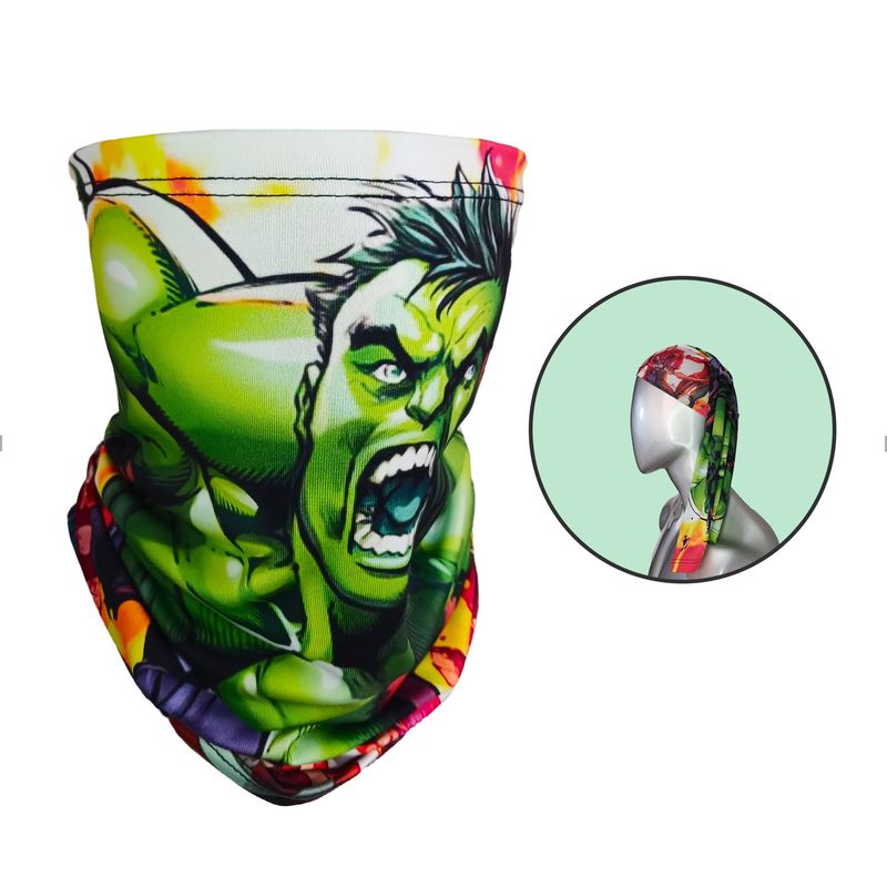 FITNESS - Cuello Deportivo Largo Bandana Ciclismo Balaclava De Avengers En Licra