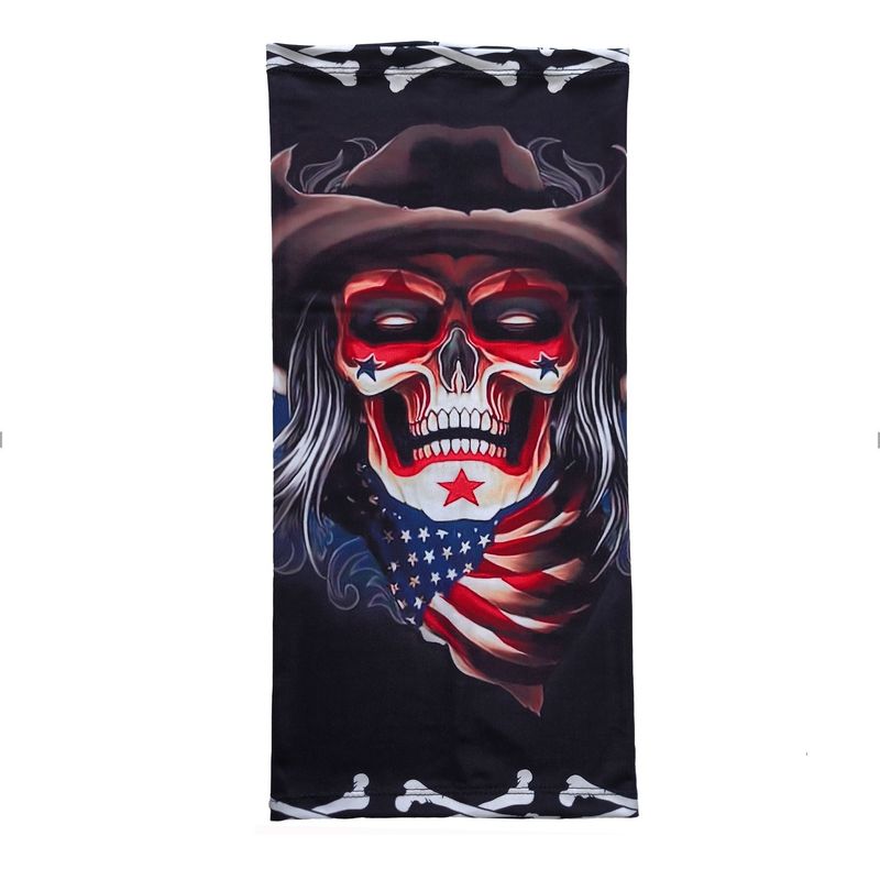 SPORT - Balaclava Larga Deportiva Bandana De Calavera Cuello Bici