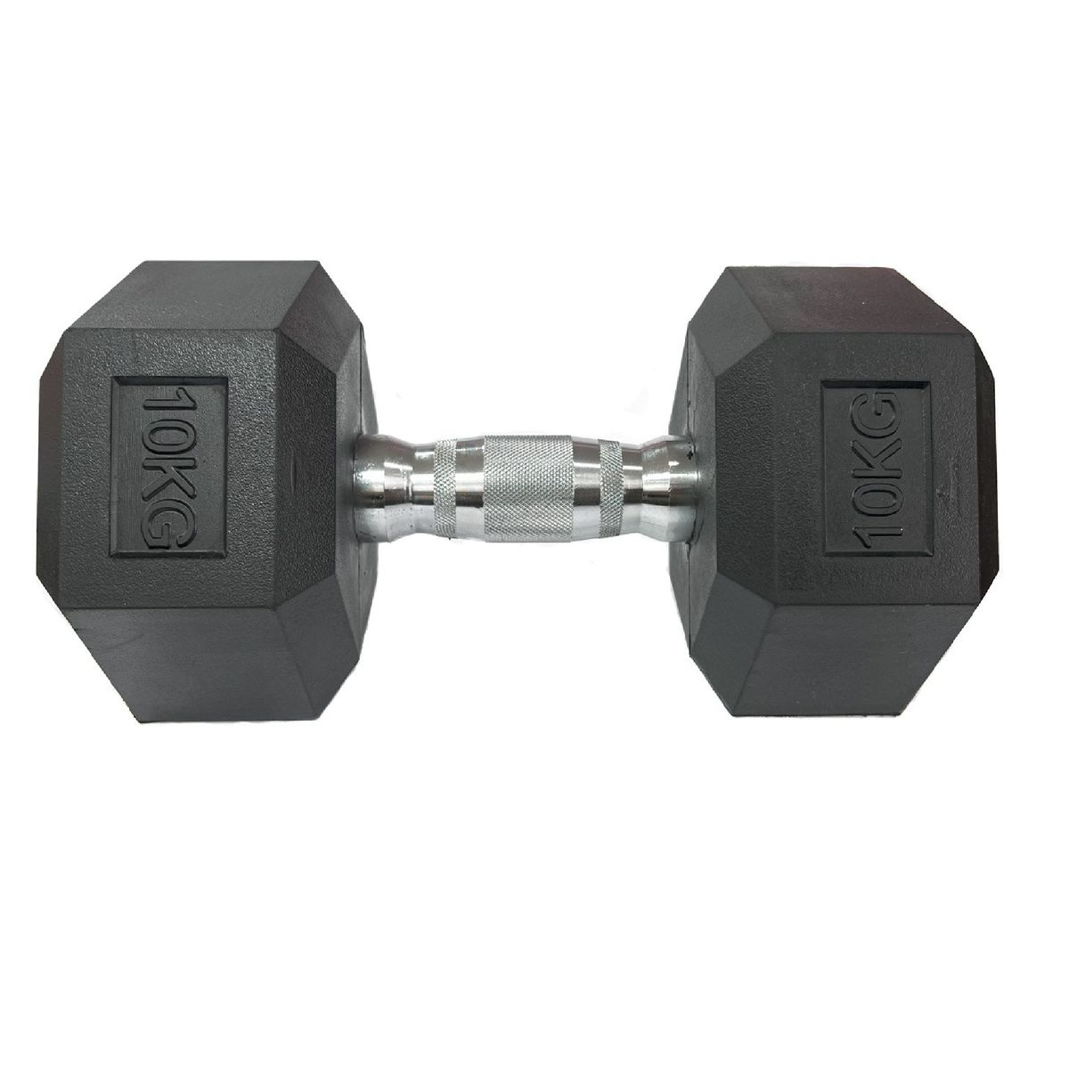 GENERICO - UNIDAD MANCUERNA 10 KG HEXAGONAL HIERRO ENCAUCHADA