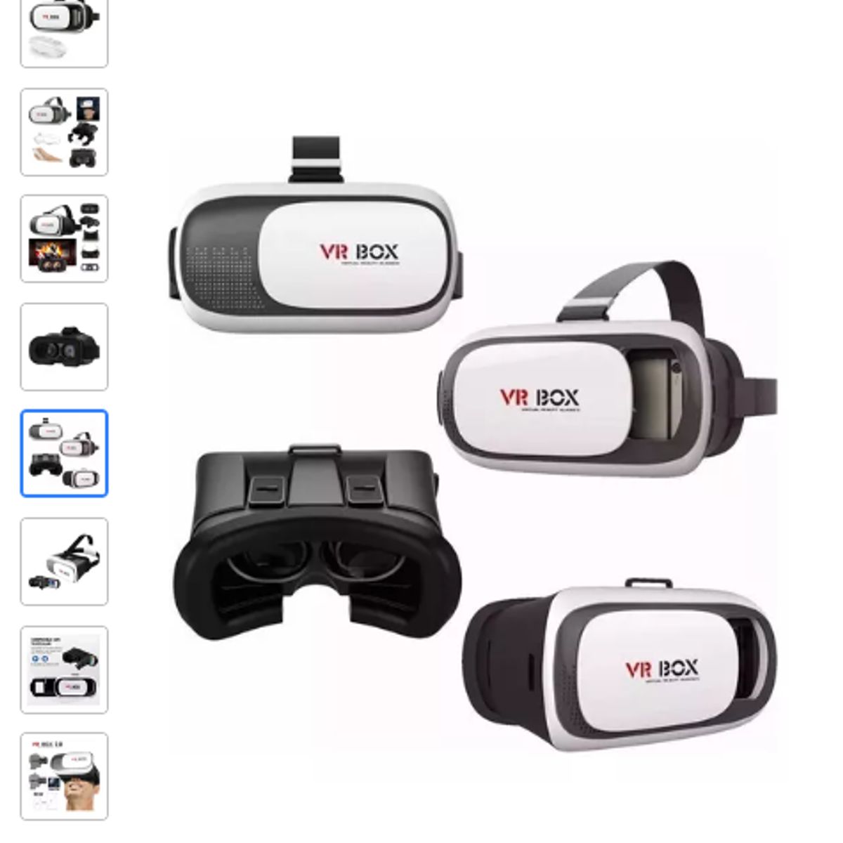 GENERICO - Gafas VR BOX realidad virtual 3D aumentada control bluetooth
