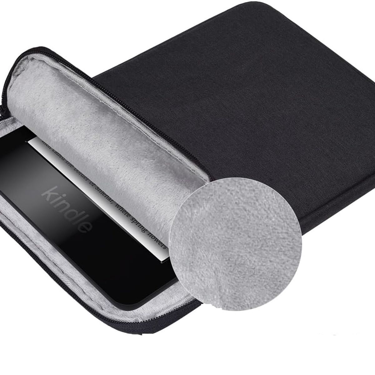 GENERAL - Funda Negra para Kindle Paperwhite 10 11 de 6 Pulgadas