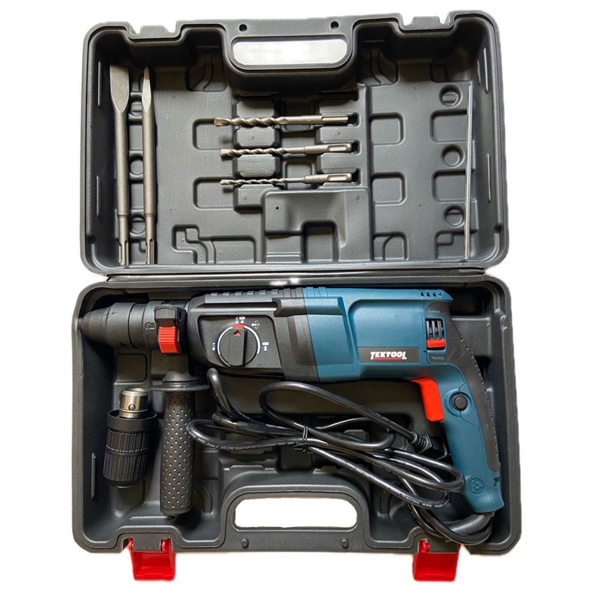 AMERICO SHOP - Taladro Rotomartillo Doble Mandril Brocas Trabajo Pesado