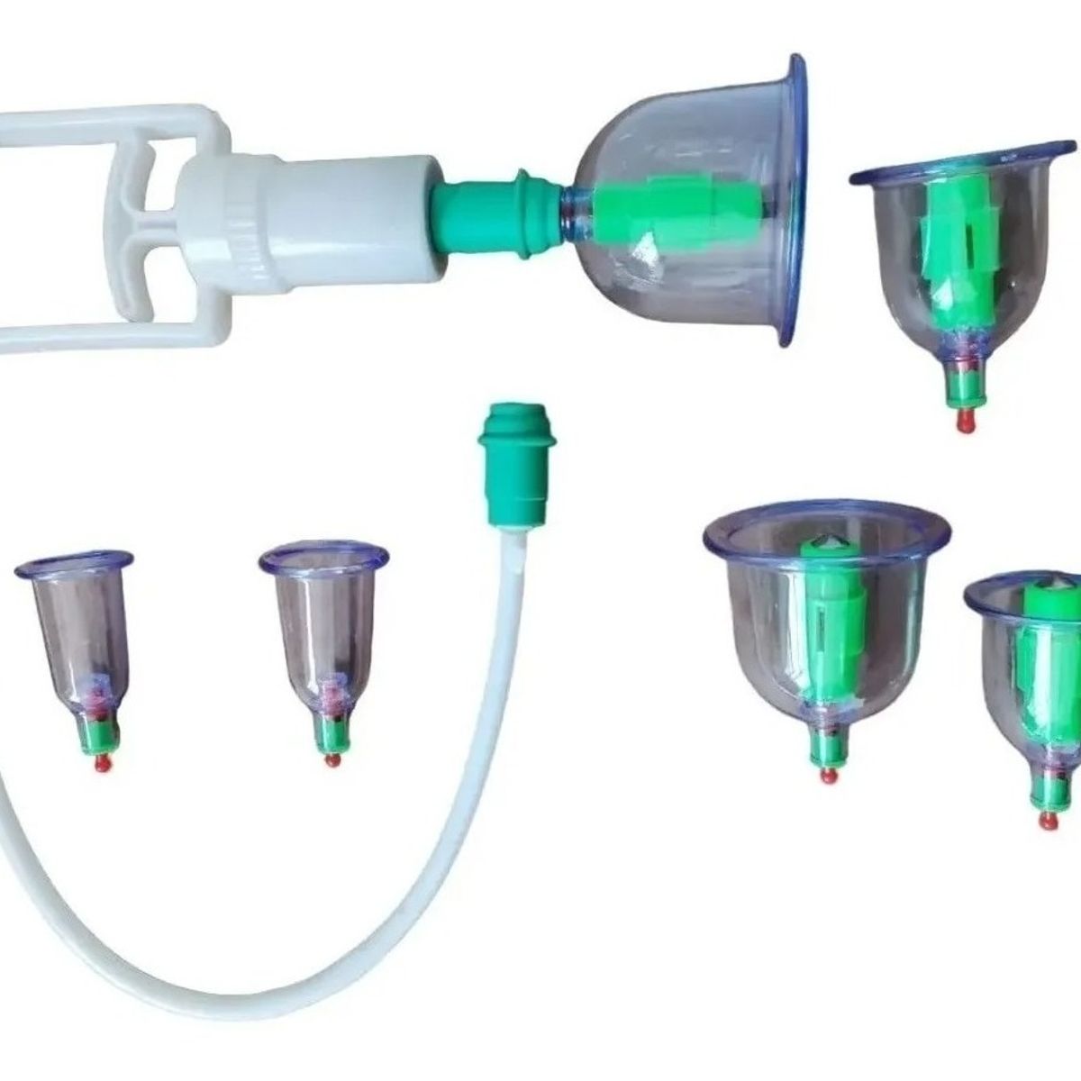 GENERICO - Vacumterapia Manual 6 Ventosas