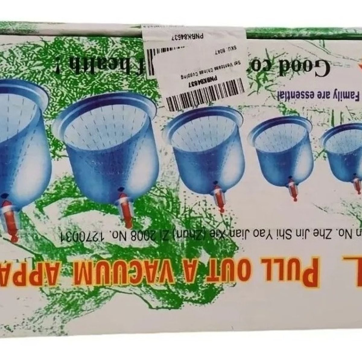 GENERICO - Vacumterapia Manual 6 Ventosas