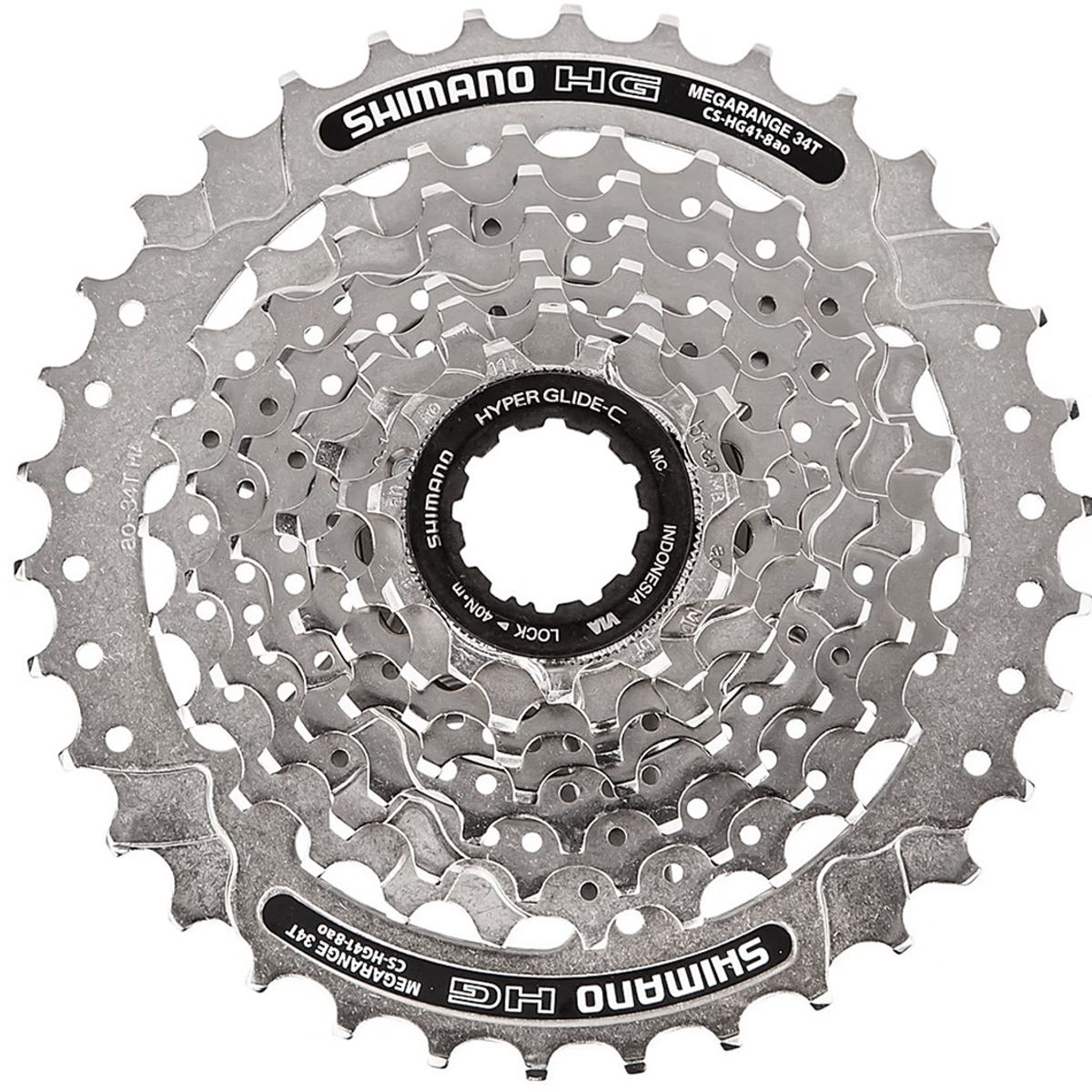 SHIMANO - Pacha Shimano Cassette Hg41 8 V 11-34 Bicicleta Mtb Y Ruta