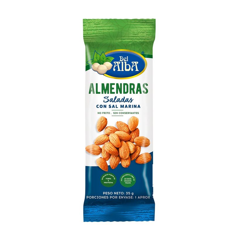 GENERICO - ALMENDRA SALADA x 35 GR DEL ALBA