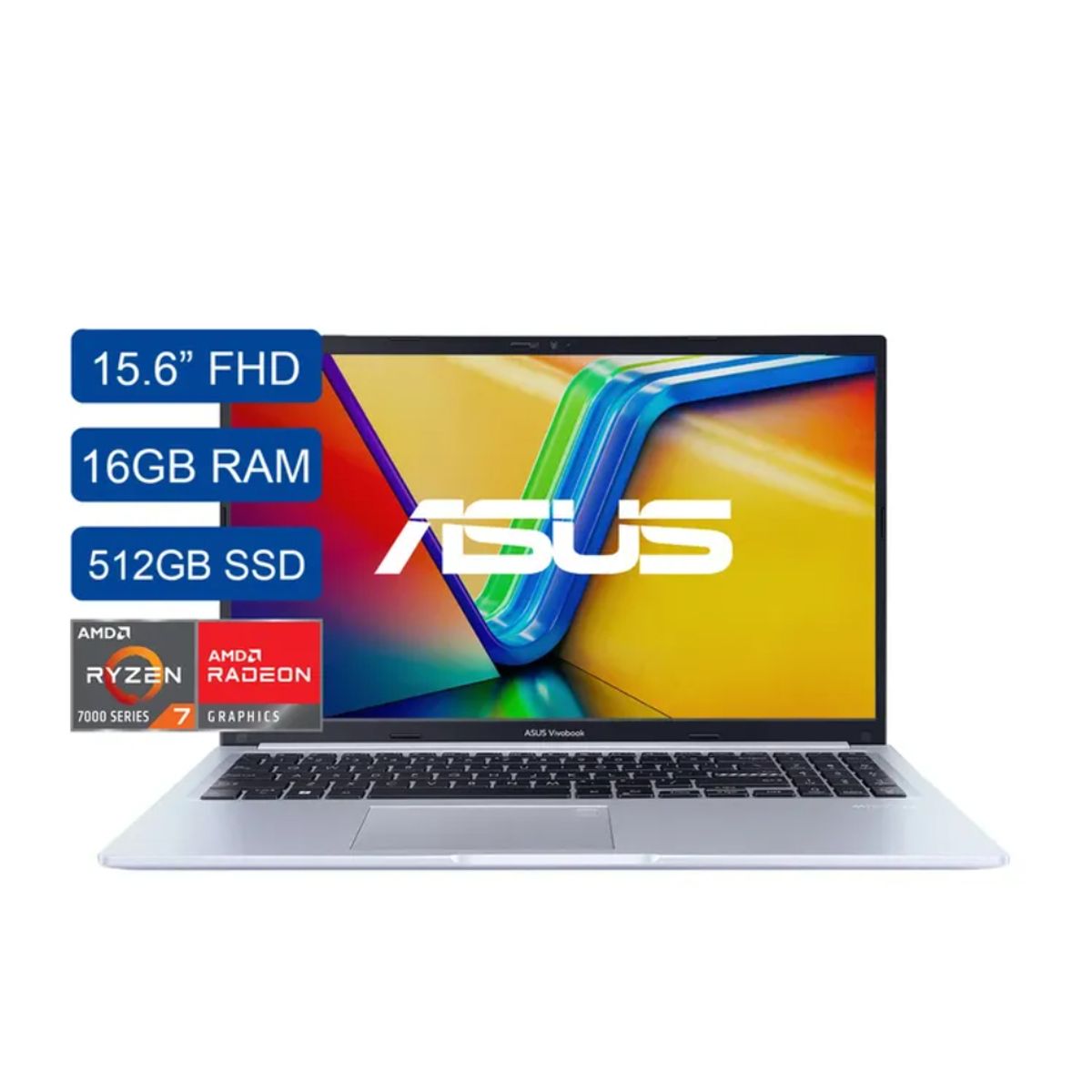 ASUS - Portátil ASUS Vivobook Go 15 OLED AMD Ryzen 5 16GB RAM 512GB SSD Windows 11 Home