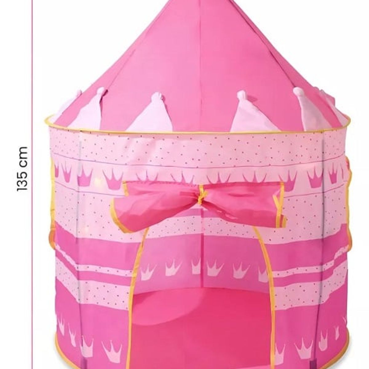 GENERICO - CARPA INFANTIL  PARA NIÑAS ESTILO CASTILLO COLOR ROSADO