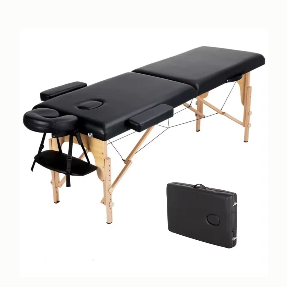 KIDSHOP - Cama Masaje Spa Portatil Reclinable Estuche Profesional