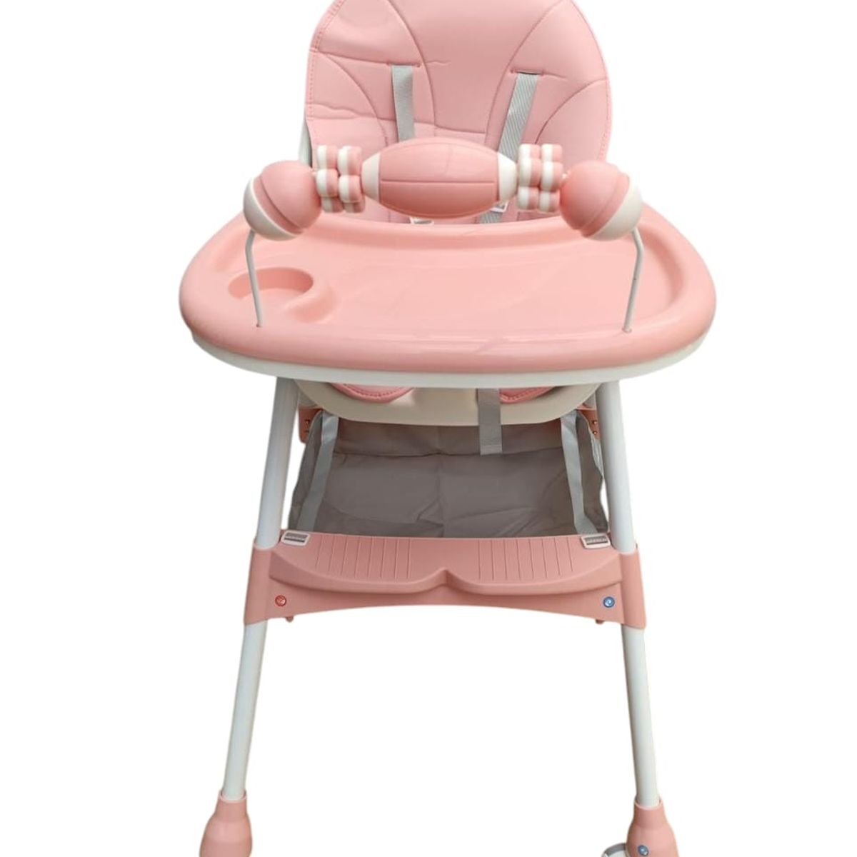 GENERICO - Silla Comedor Bebe 2En1 Reclinable Plegable Doble Bandeja