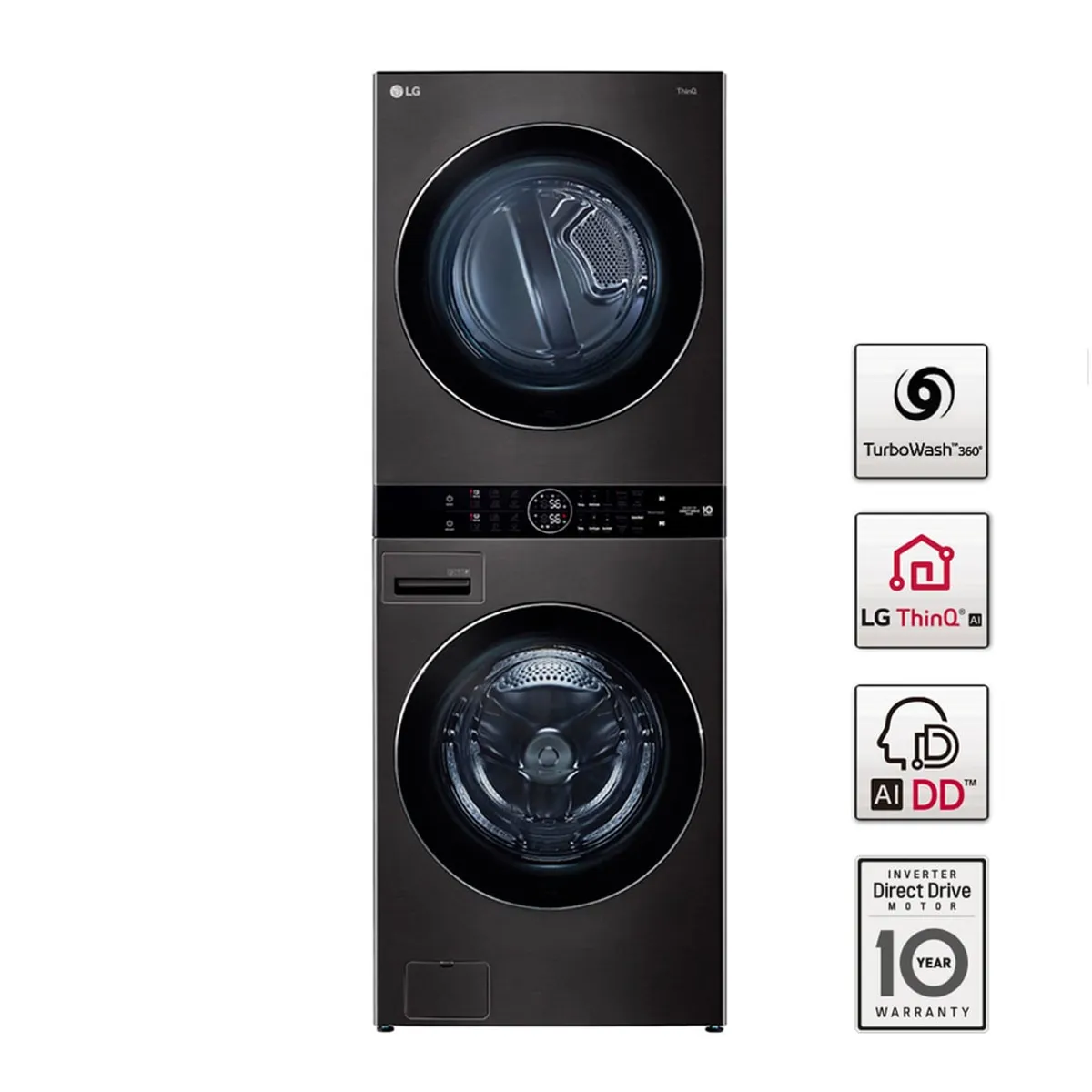 LG - Torre de Lavado LG 25kg WashTower WK25BS6