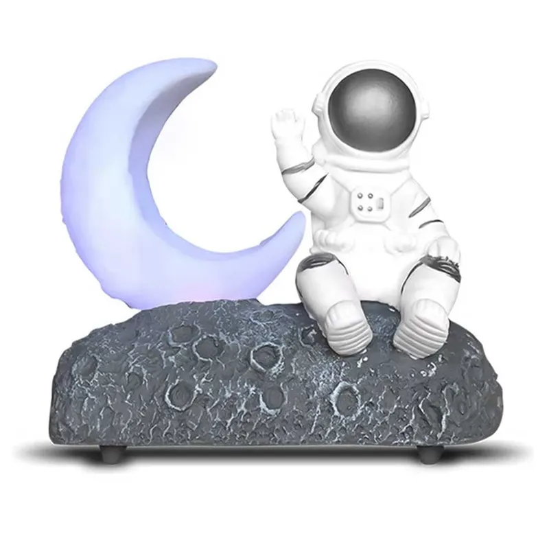 ONE PIXEL - Parlante Bluetooth Astronauta Luna Luz Nocturna Recargable