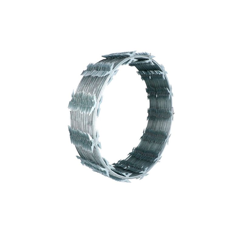SURTEK - Concertina de seguridad punta tipo navaja 4 puntas 8 m 48 kg
