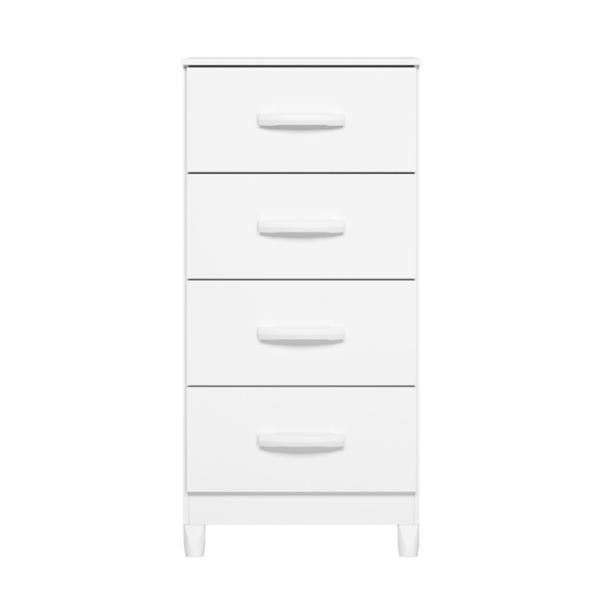 AKIVOY - Comoda Mobi 4 Cajones 105x50x40 Color Blanco