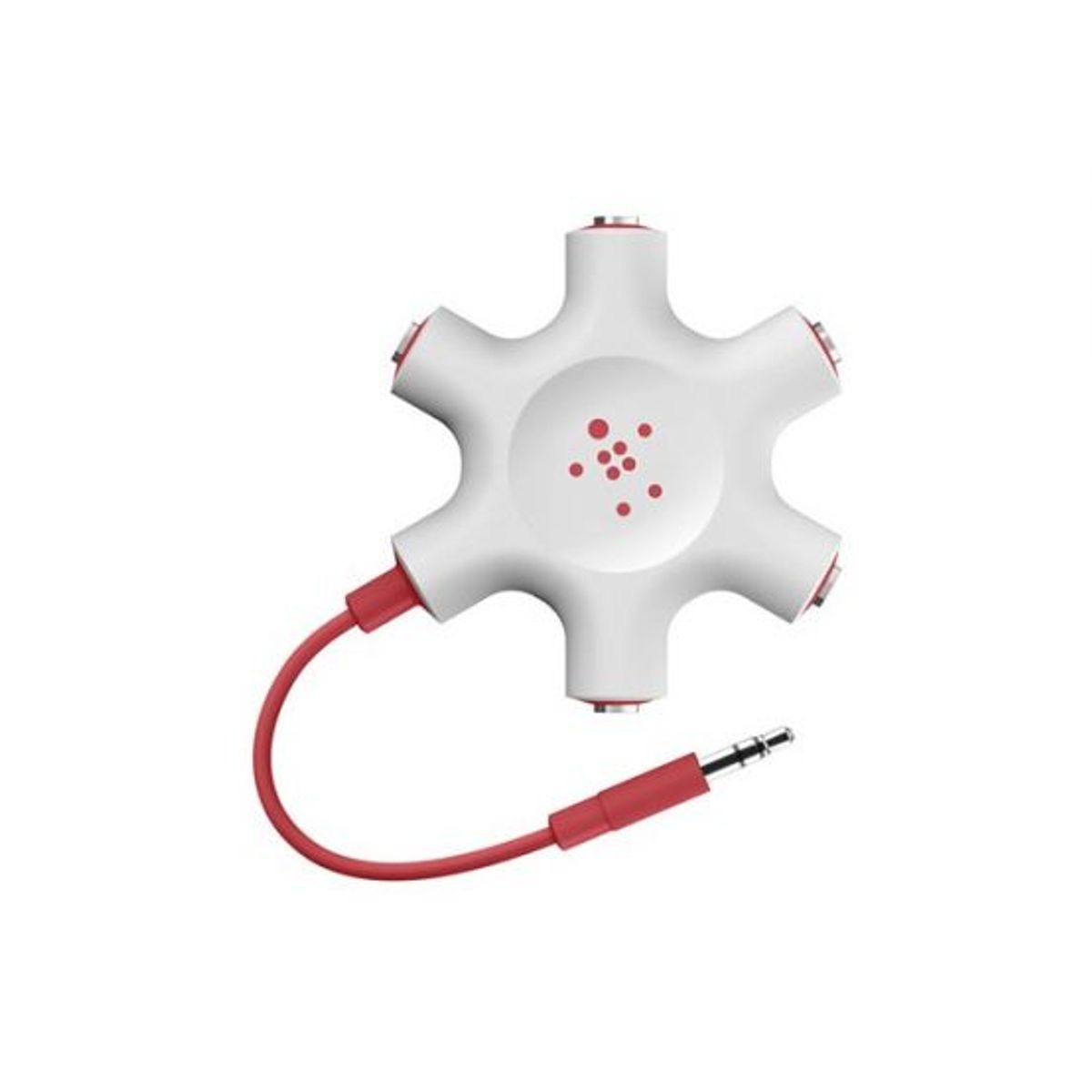 BELKIN - Divisor de auriculares Belkin RockStar Blanco