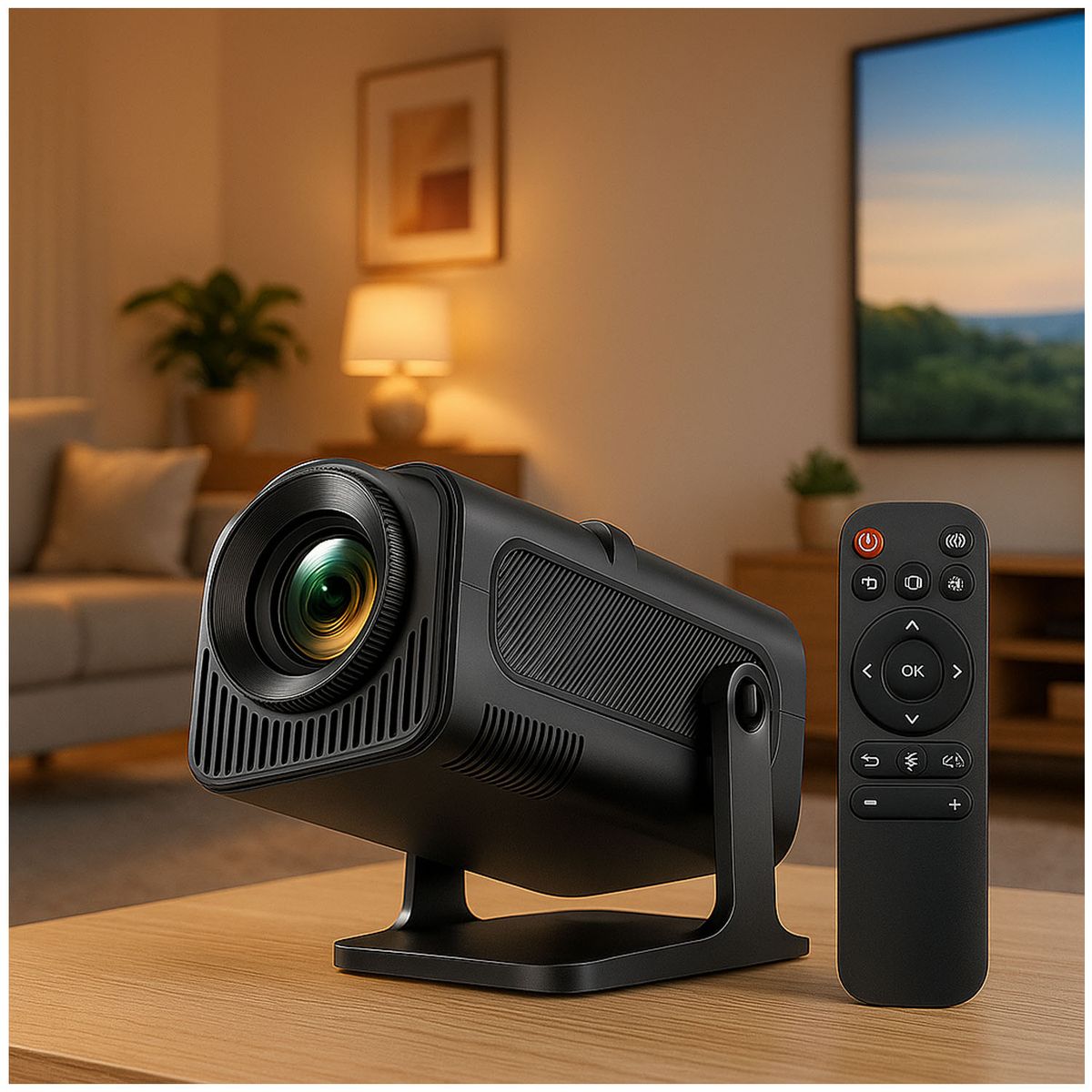 ONE PIXEL - Proyector De Video LED Bluetooth Android 11 HY320