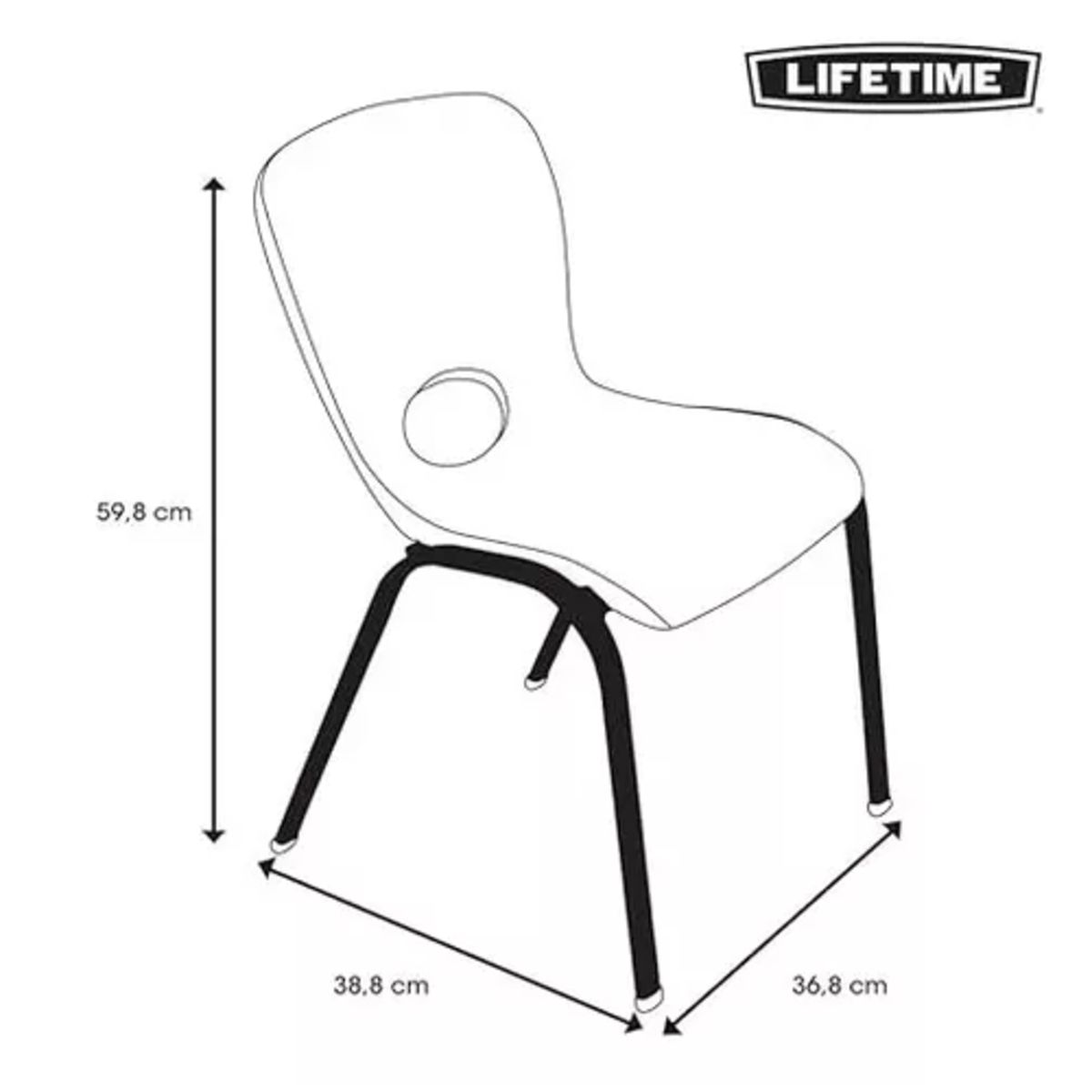 LIFE - Silla Para Niños Lifetime azul