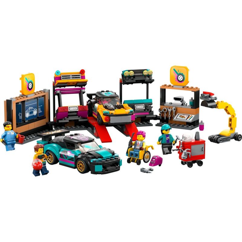 LEGO - Lego City 60389 Taller Mecánico City De Tuneo
