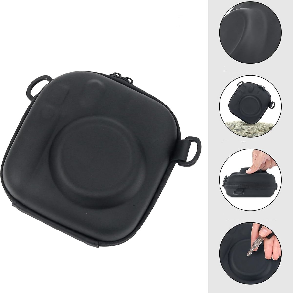 GENERICO - Estuche Negro Camara Instax Mini Universal 12 11 9 8 +