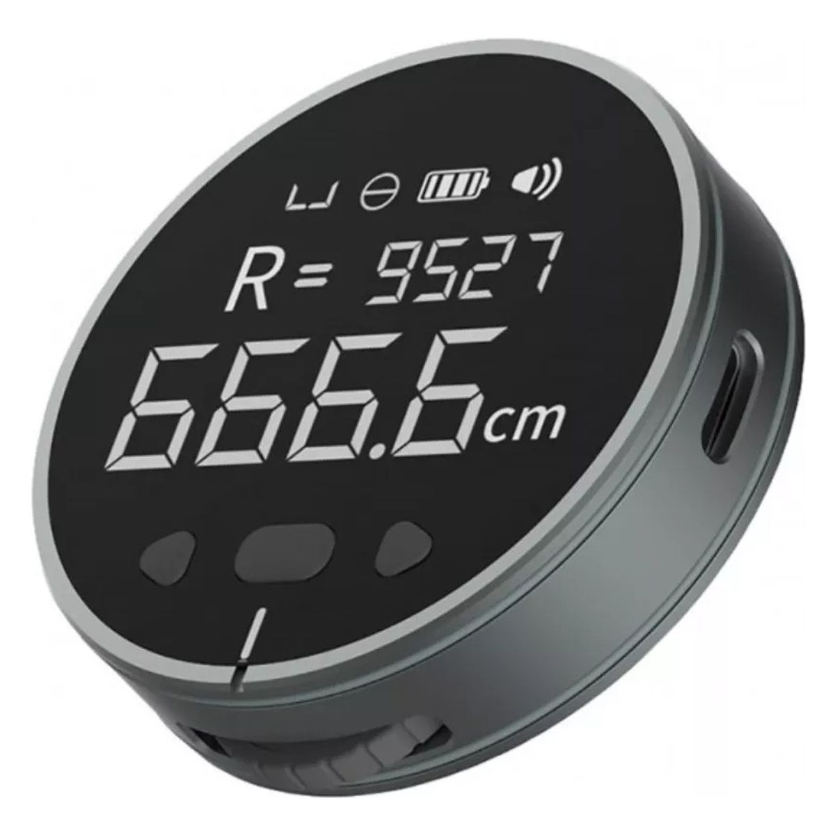 GENERICO - Metro Digital Pantalla Recargable Electronico Cinta Metrica