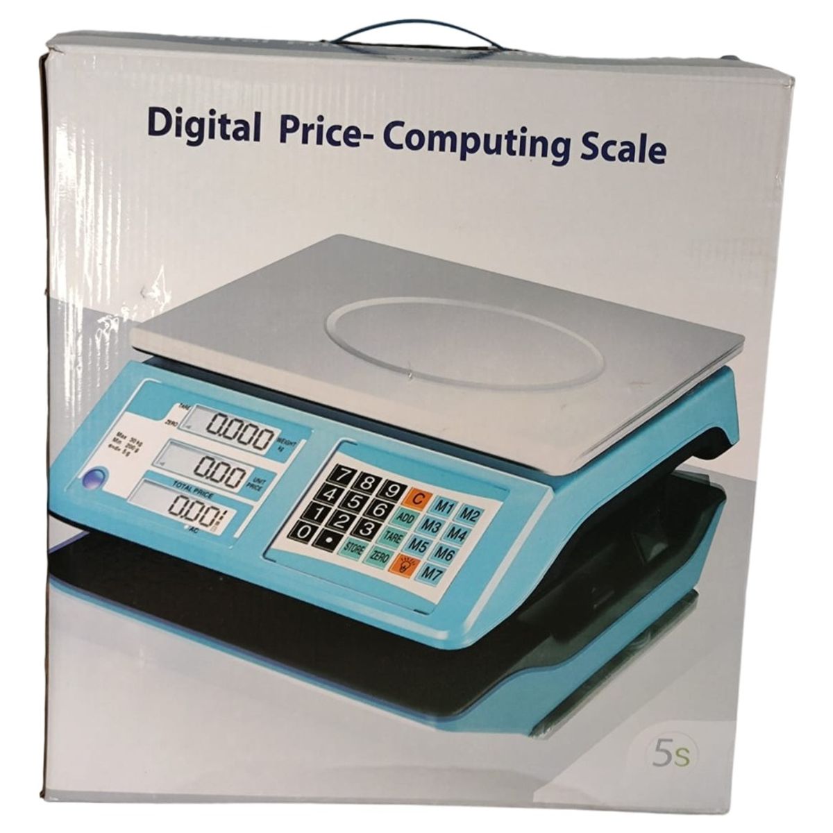 GENERICO - Balanza Bascula Electronica Peso Digital Gramera Max 40kg