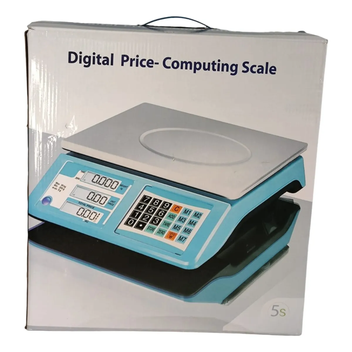 GENERICO - Balanza Bascula Electronica Peso Digital Gramera Max 40kg