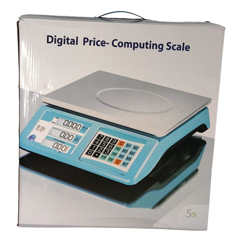 GENERICO - Balanza Bascula Electronica Peso Digital Gramera Max 40kg