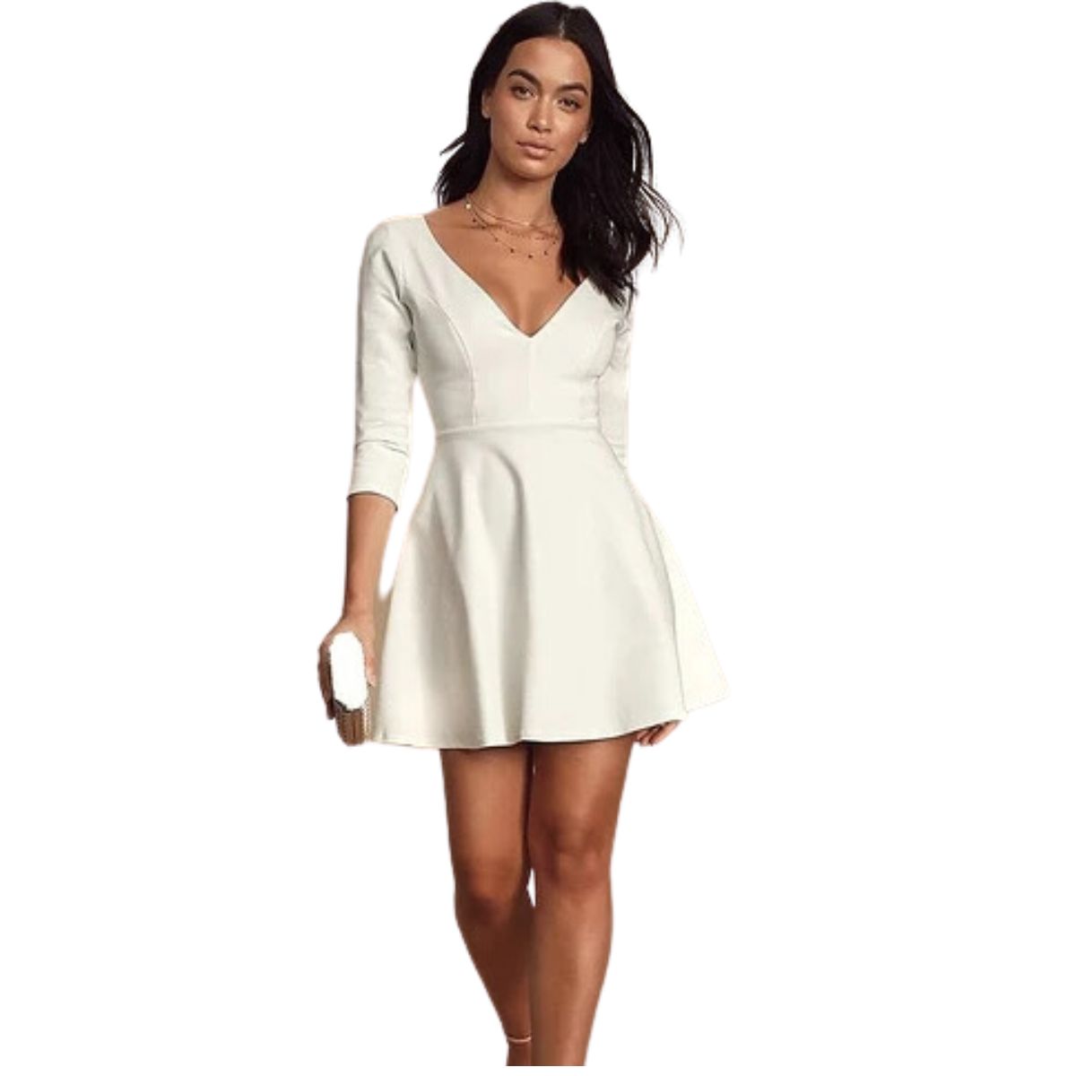 NEGRELI - VESTIDO CASUAL ROTONDO NEGRELI REF-2009