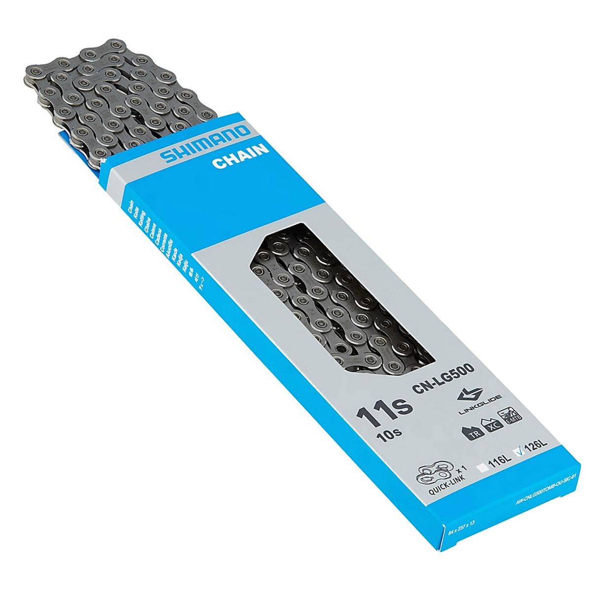 SHIMANO - Cadenilla Bicicleta Shimano 11v Lg500 Cadena Mtb Ruta