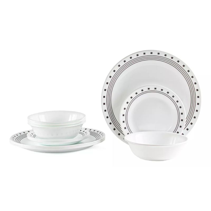 CORELLE - Vajilla Corelle City Block De 12 Pc Corelle
