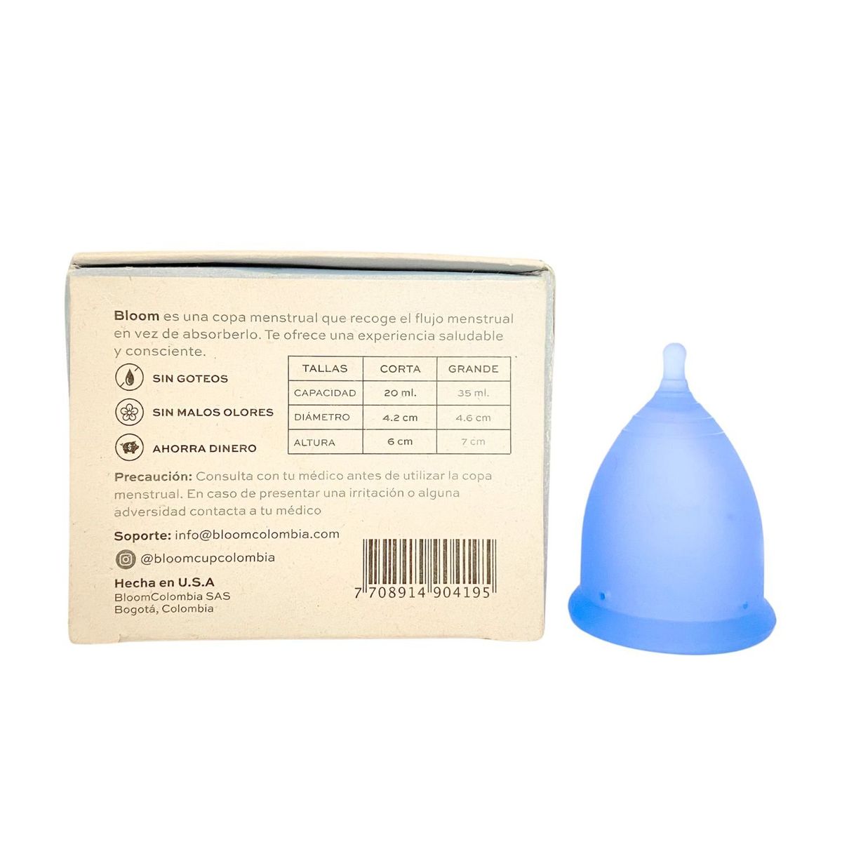 BLOOM - Copa Menstrual Corta  Bloom