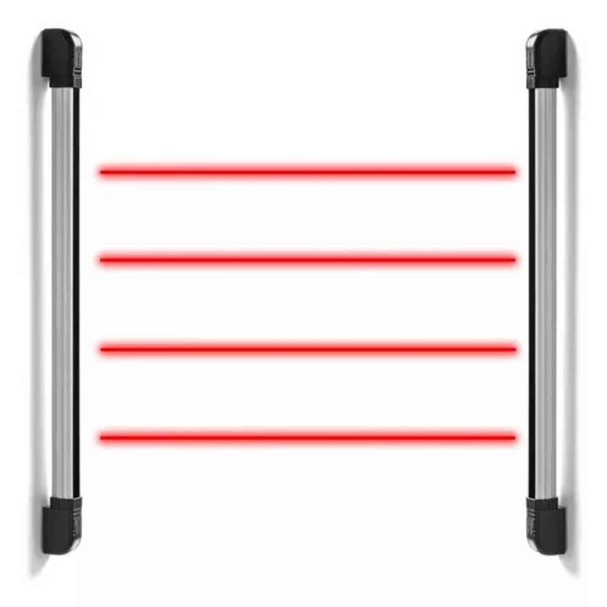 INTELBRAS - Barrera Fotoeléctrica Perimetral Para Uso Exterior, 4 Haces