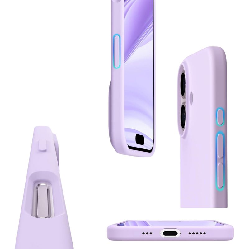 GENERICO - Funda Estuche Forro Silicone Case Para iPhone 16