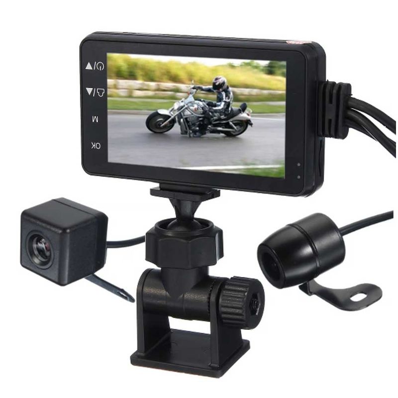 ONE PIXEL - Cámara DVR Moto Doble Lente Gran Angular HD