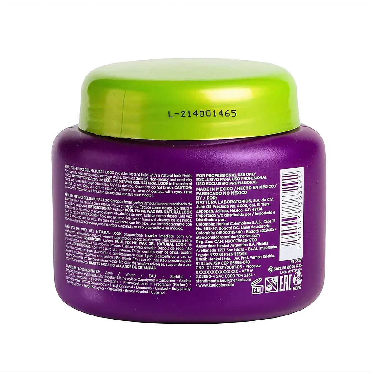 GENERICO - Wax Gel Kuul Fixme Natural Look 270ml