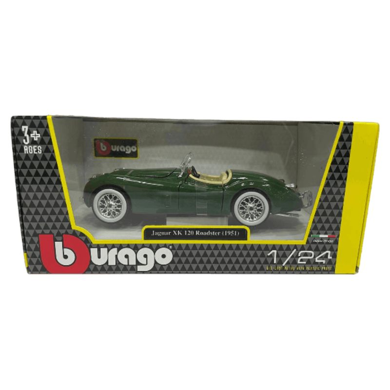 BURAGO - JAGUAR XK 120 ROASTER 1952 VERDE