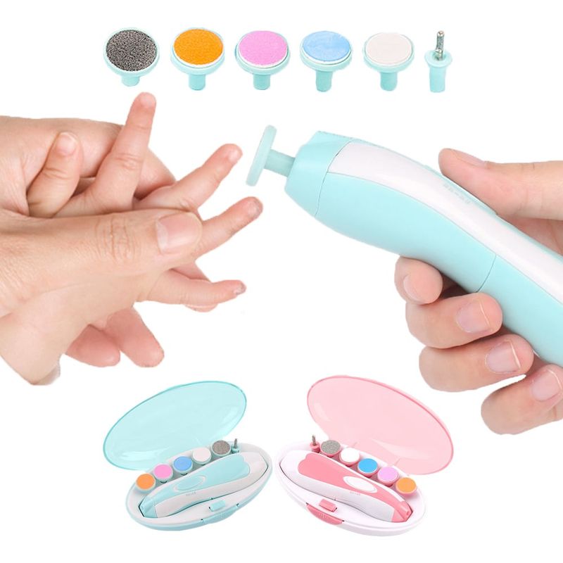 BOOGY - Lima de uñas electrica para bebe azul