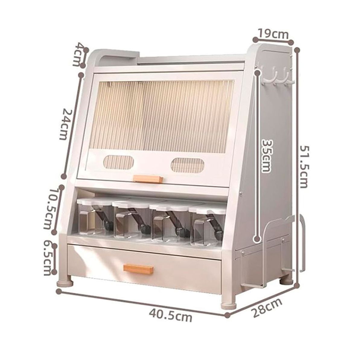 GENERICO - Organizador De Mesa Tipo Gabinete