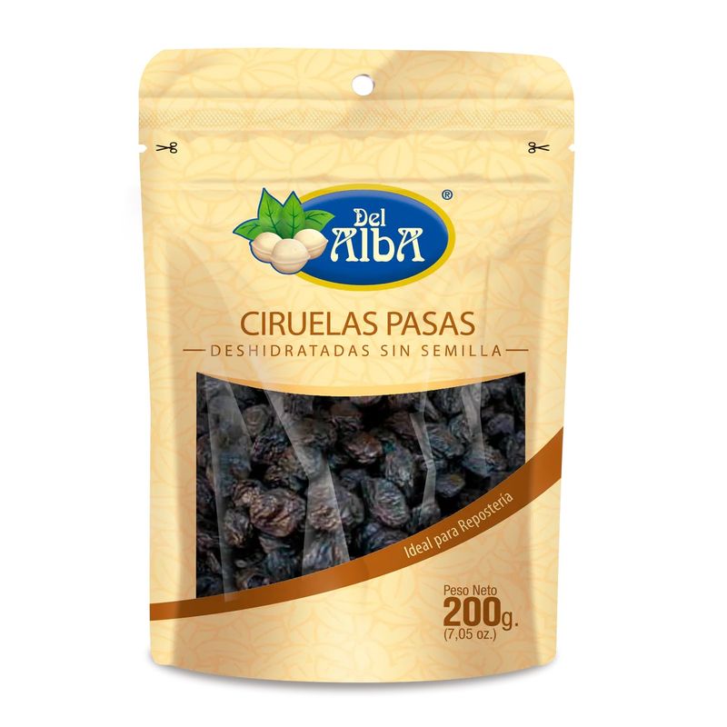 GENERICO - CIRUELAS PASAS X 200G DEL ALBA