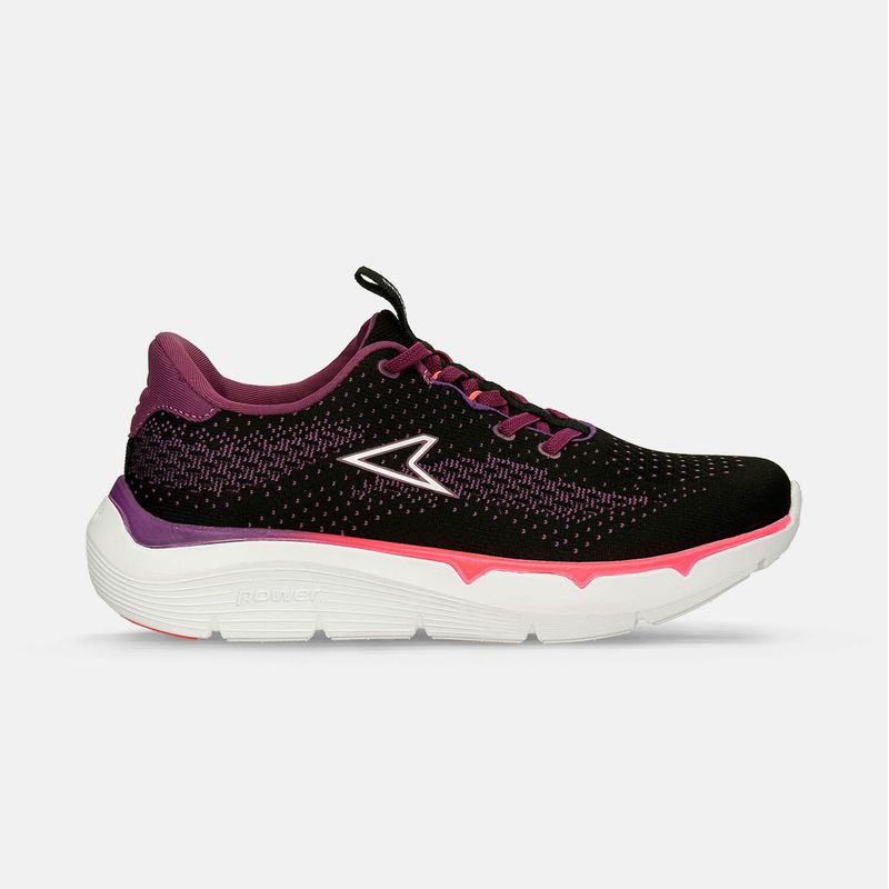 POWER - Tenis Deportivos Para Mujer Power Negro N-Walk Max Tazu Easyslide