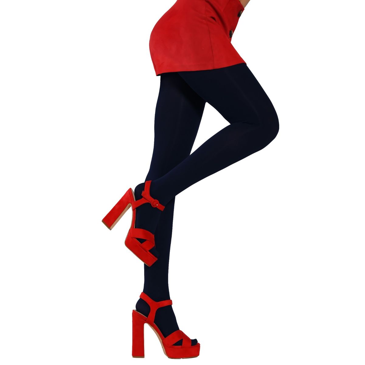 RITCHI - Media Pantalón Opaca Ritchi para Mujer Denier 40 Textura Gruesa y Suave