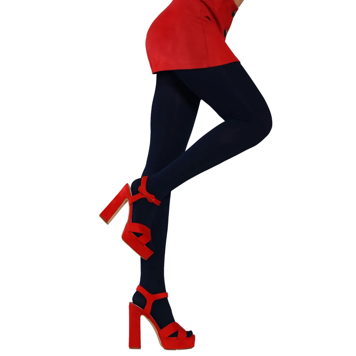 RITCHI - Media Pantalón Opaca Ritchi para Mujer Denier 40 Textura Gruesa y Suave