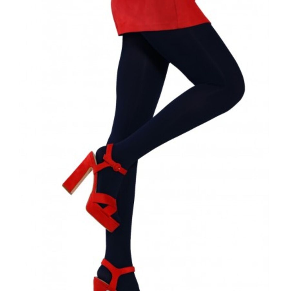 RITCHI - Media Pantalón Opaca Ritchi para Mujer Denier 40 Textura Gruesa y Suave