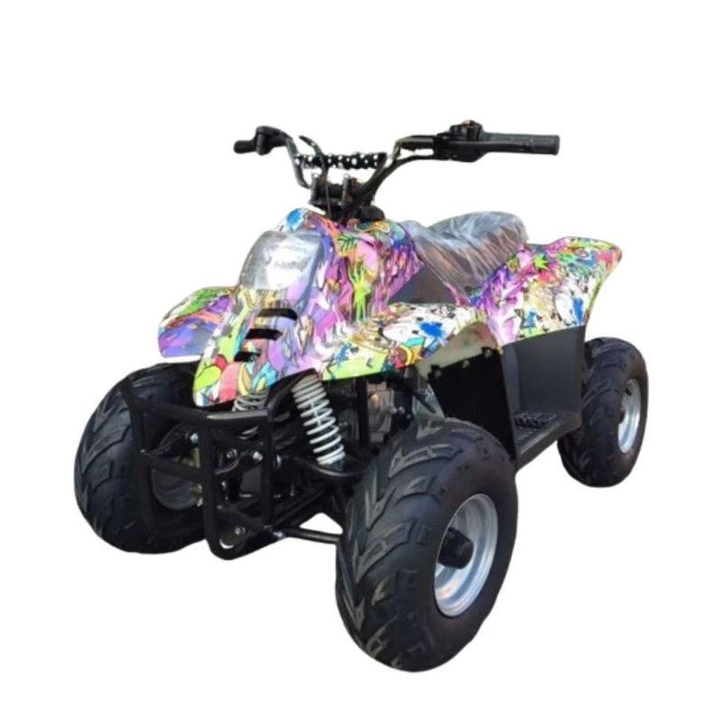 GENERICO - Cuatrimoto A  Gasolina 110 CC Para Niños Montable 4 Tiempos